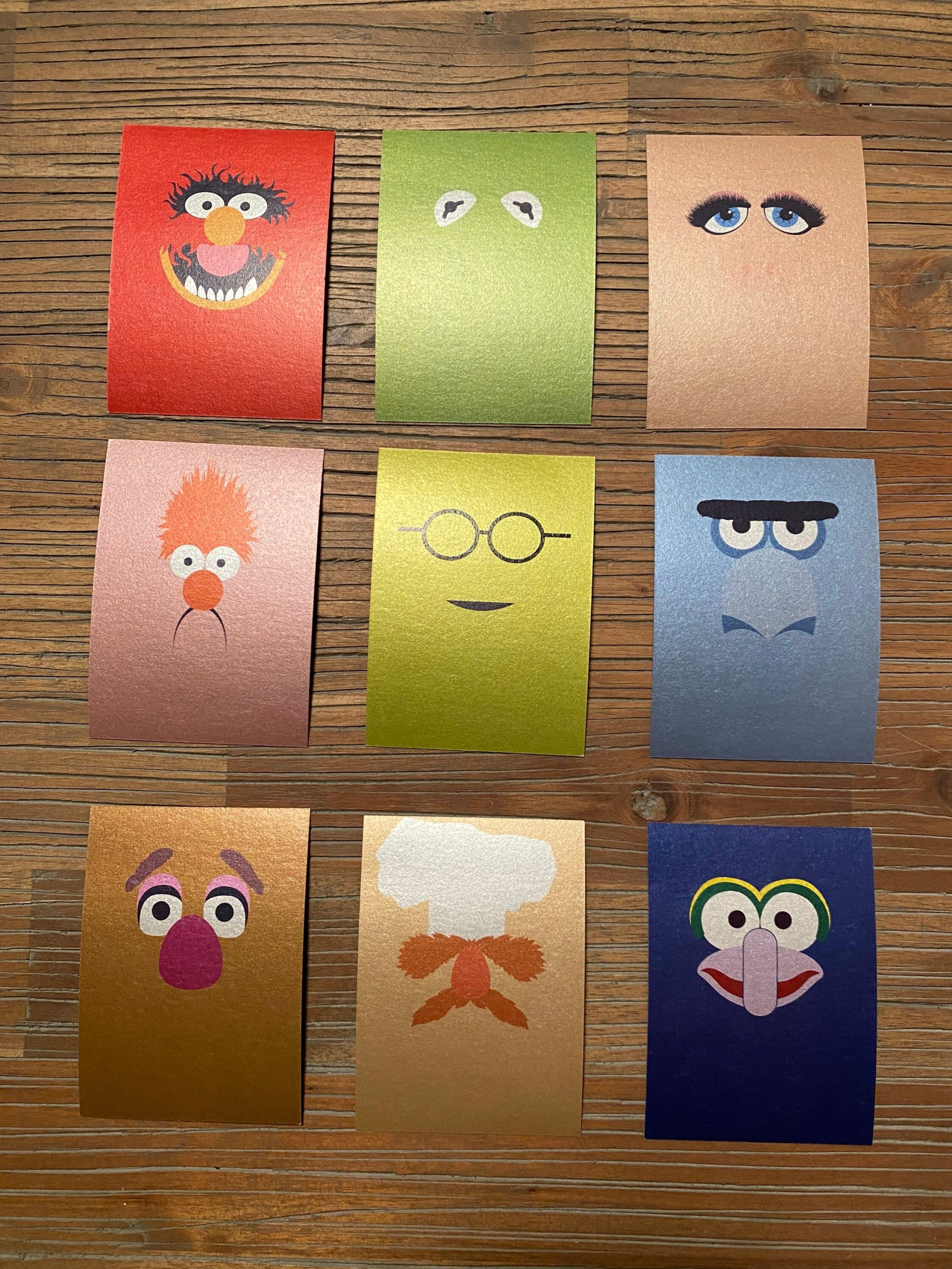 Muppet Art Print Trading Cards